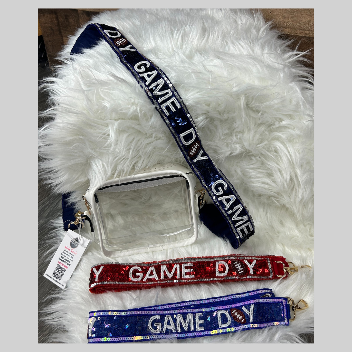 Game Day Beaded Purse Strap