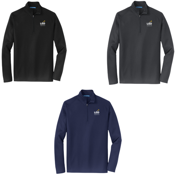 LISD SPED Men's Pinpoint Mesh 1/2-Zip 24-10