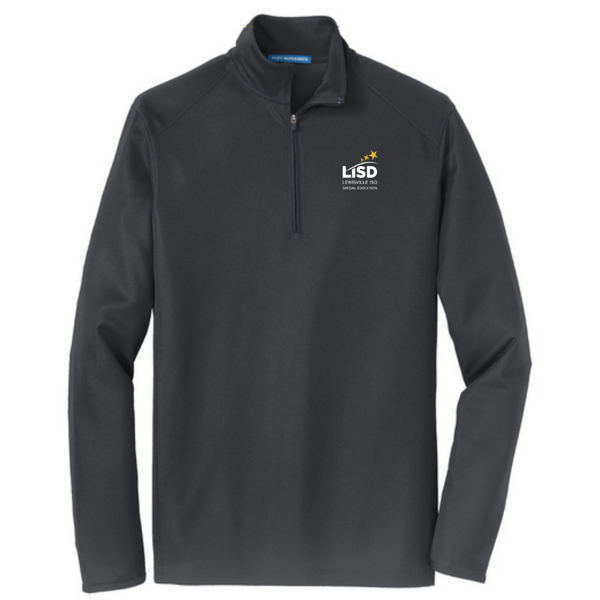 LISD SPED Men's Pinpoint Mesh 1/2-Zip 24-10