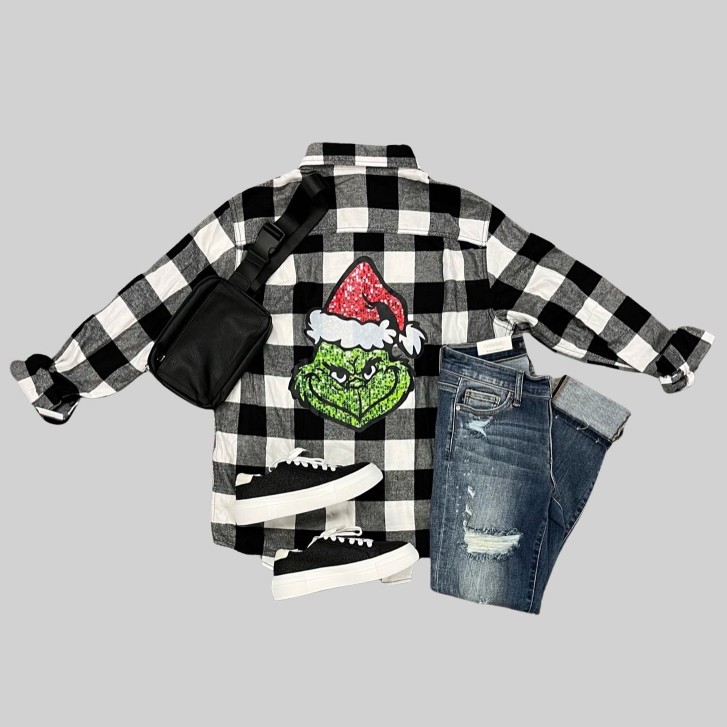 Grinch Flannel