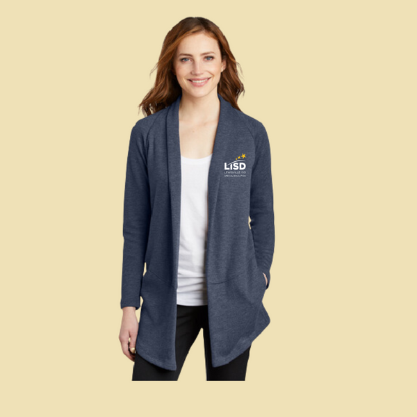 LISD SPED Women's Interlock Cardigan 24-1