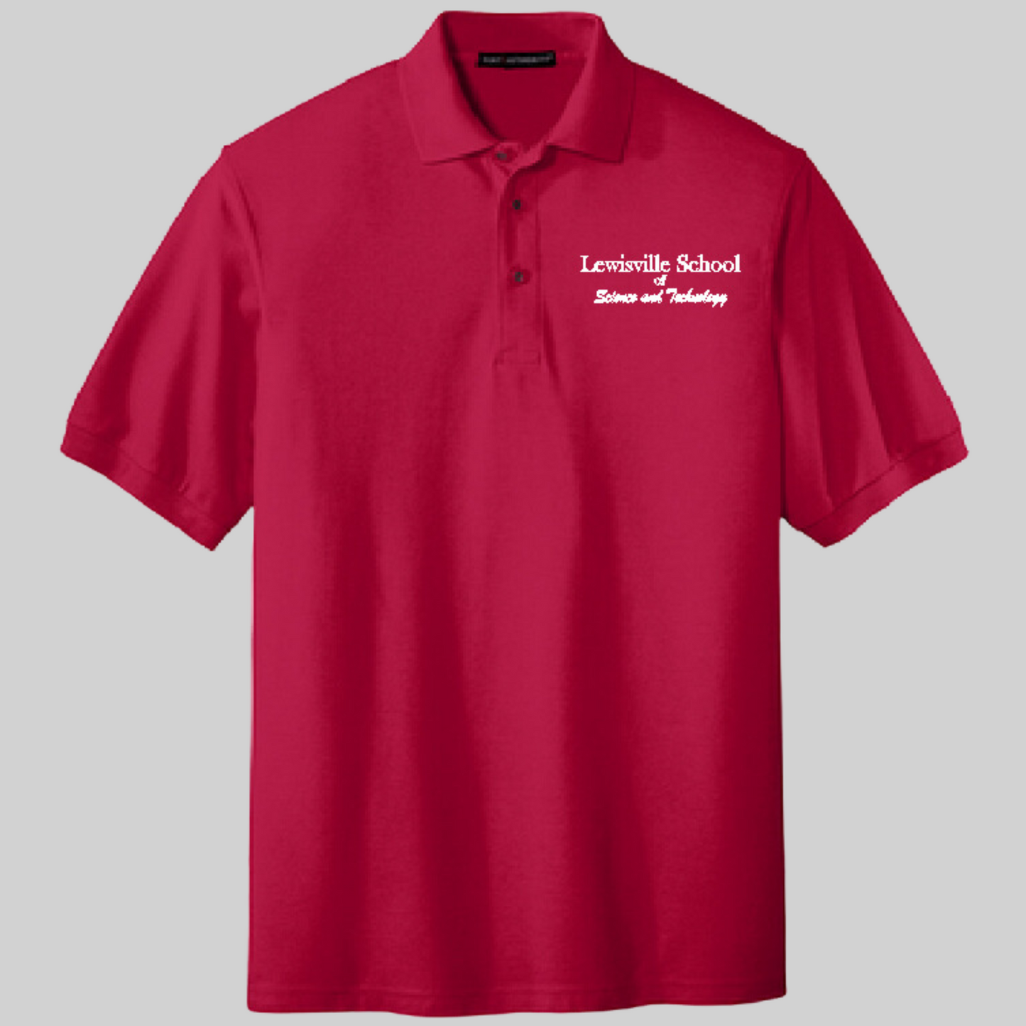 iSchool (Lewisville School of Science and Technology) Short Sleeve Cotton Polo