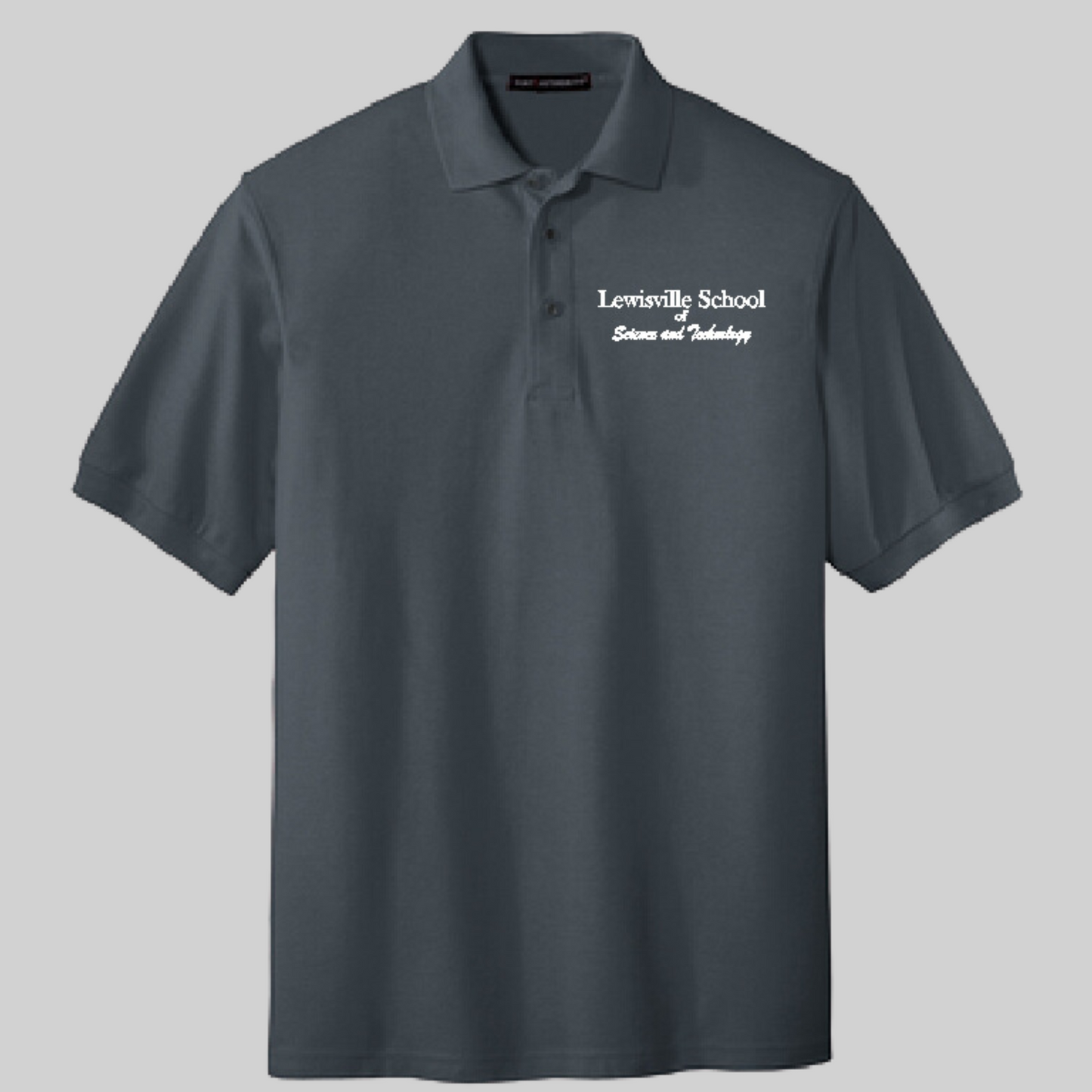 iSchool (Lewisville School of Science and Technology) Short Sleeve Cotton Polo
