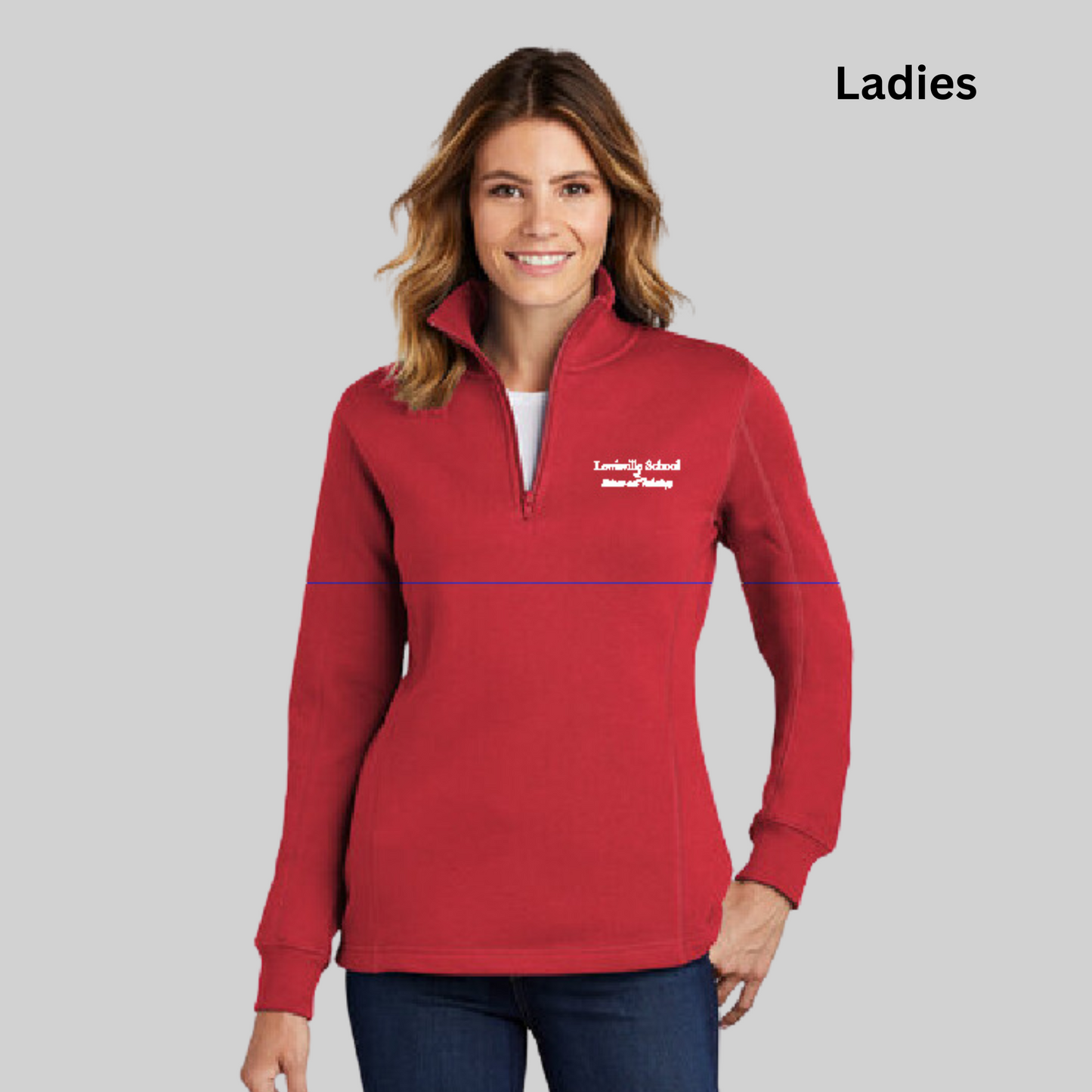 iSchool (Lewisville School of Science and Technology) 1/4 Zip Sweatshirt