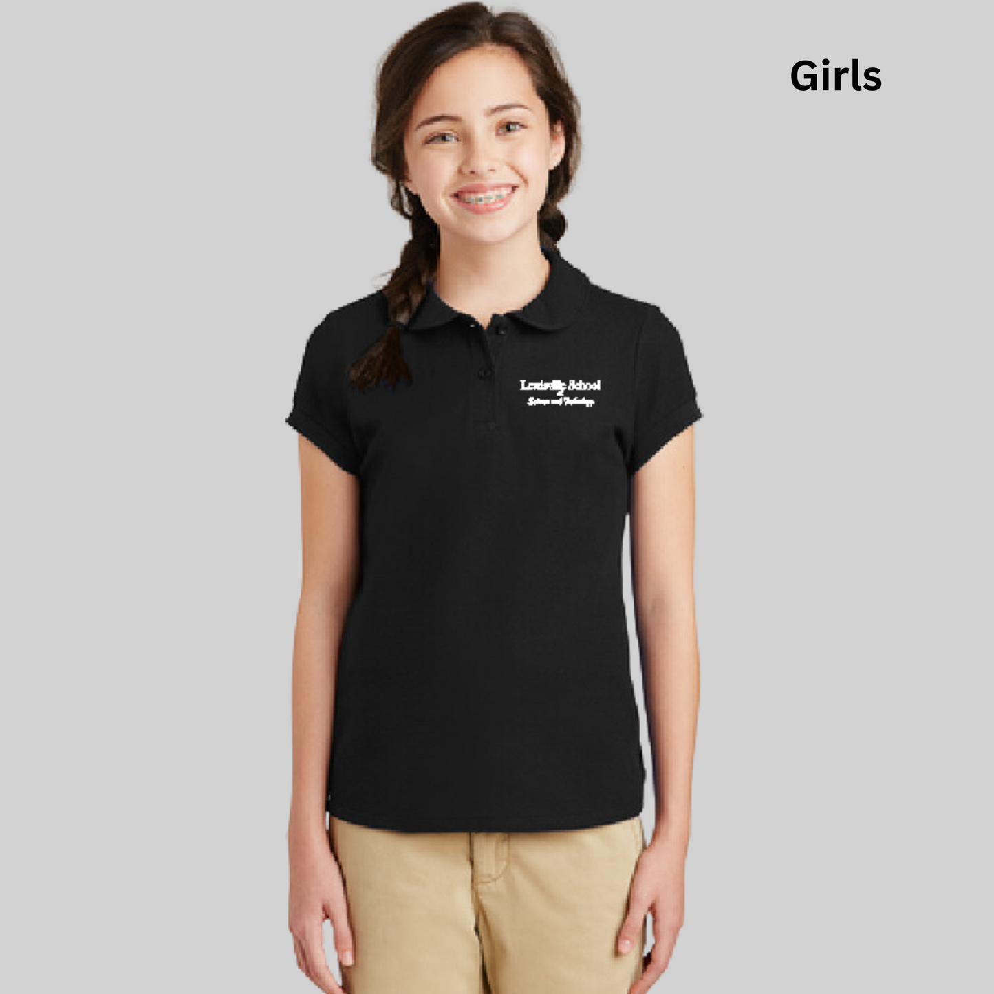 iSchool (Lewisville School of Science and Technology) Short Sleeve Cotton Polo