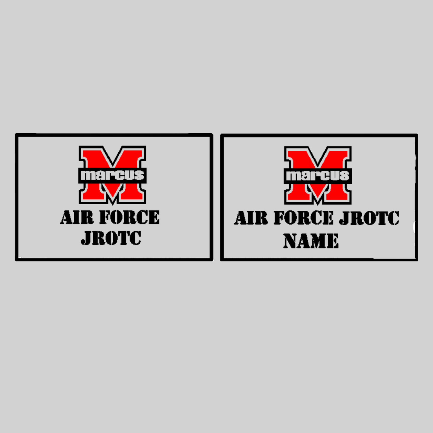 Marcus High School AFJROTC Yard Sign