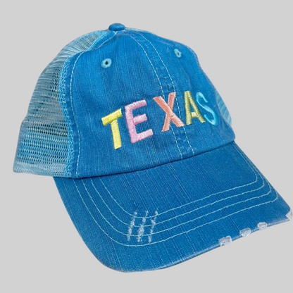 Texas Embroidered Hat