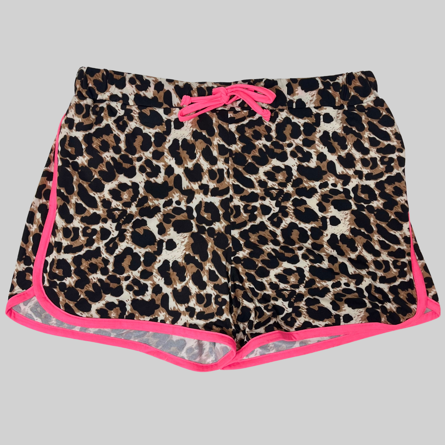 Cheetah Print Athletic Shorts