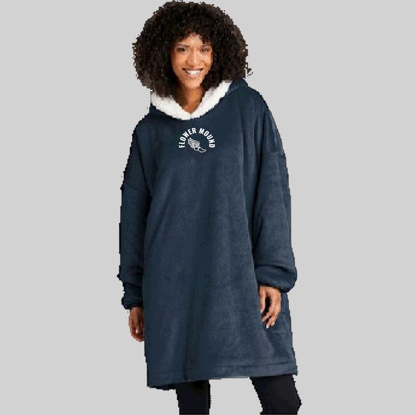 Flower Mound High School Track Wearable Blanket