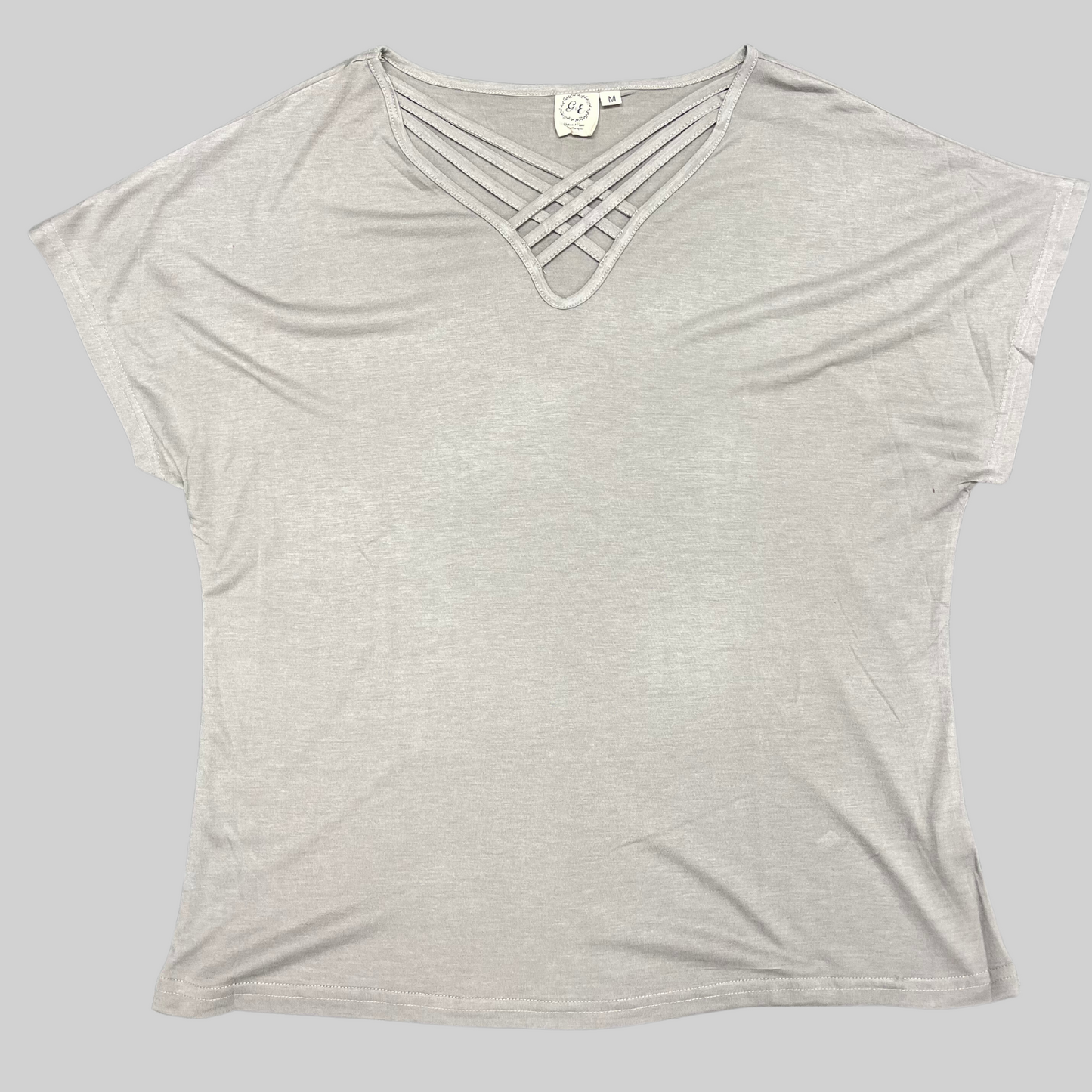 Basically Blessed V-Neck Top