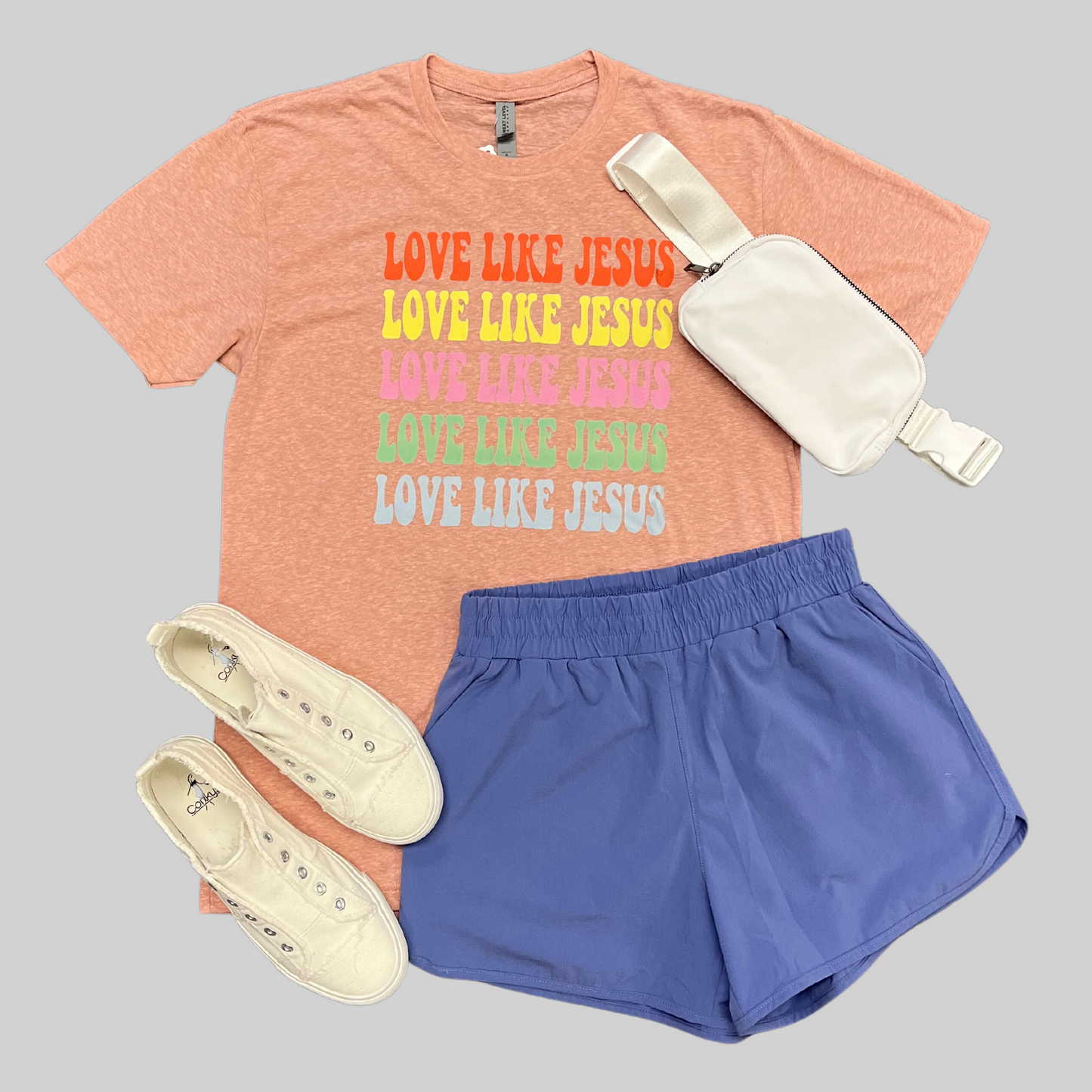Love Like Jesus Next Level Tri Blend T-Shirt