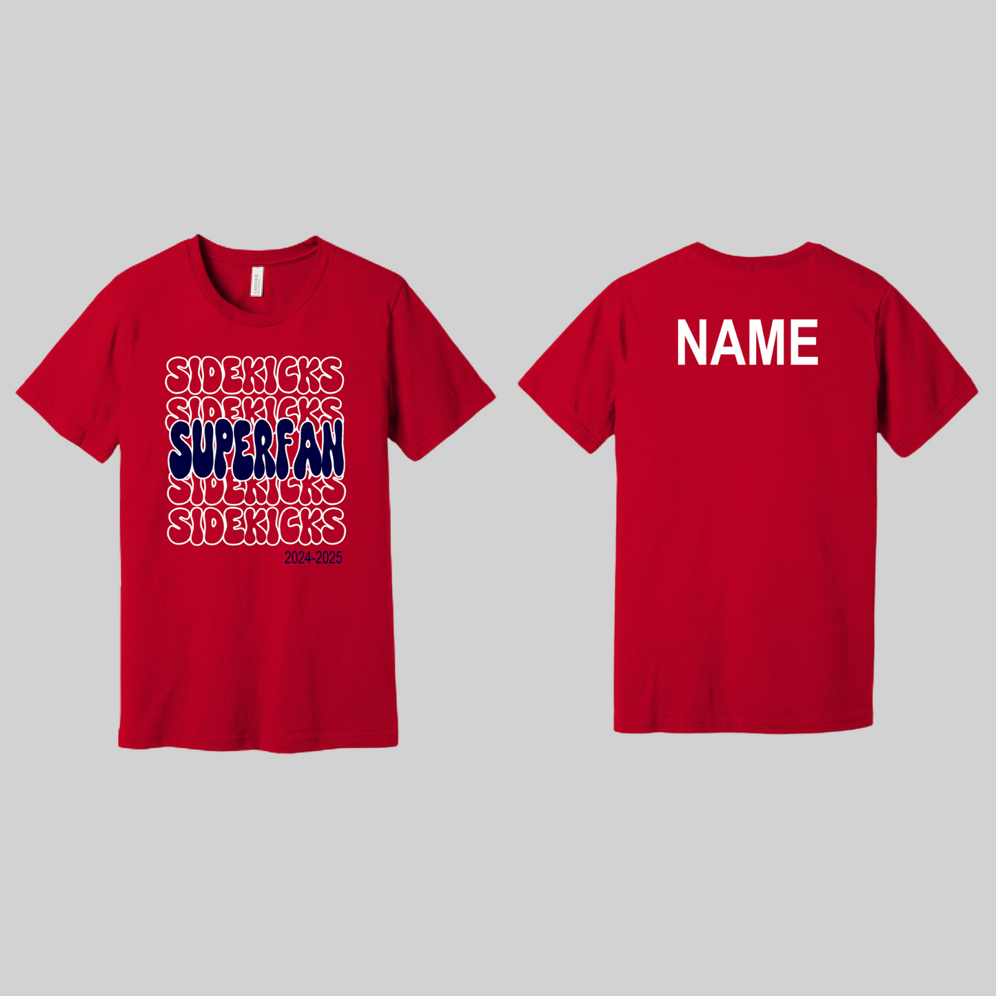 Northwest High School Sidekicks SuperFan Shirt 2024 Red