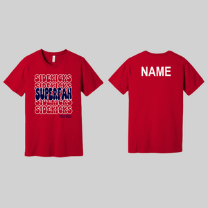Northwest High School Sidekicks SuperFan Shirt 2024 Red