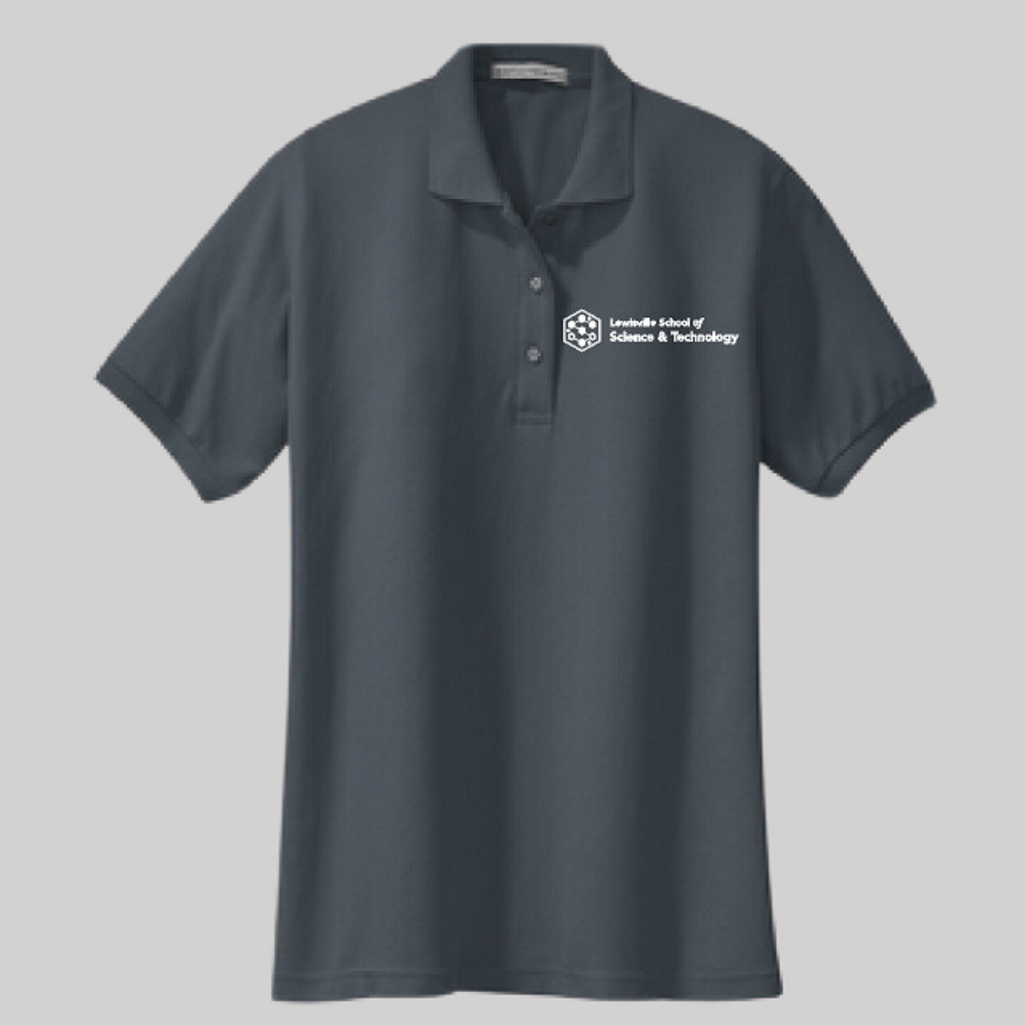 Lewisville School of Science and Technology Short Sleeve Cotton Polo