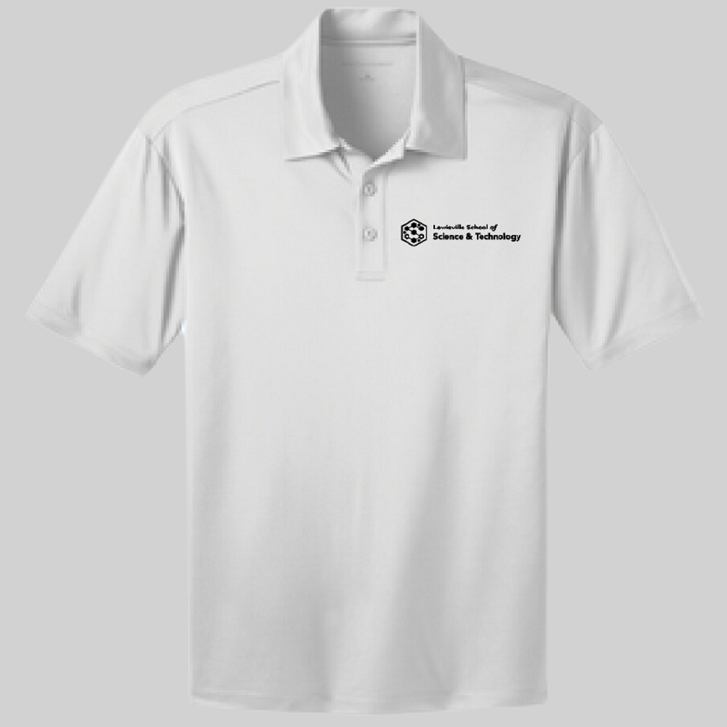 Lewisville School of Science and Technology Short Sleeve Drifit Polo