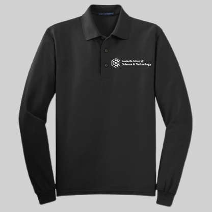 Lewisville School of Science and Technology Long Sleeve Cotton Polo