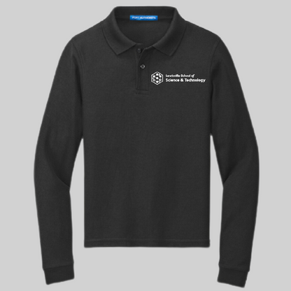 Lewisville School of Science and Technology Long Sleeve Cotton Polo