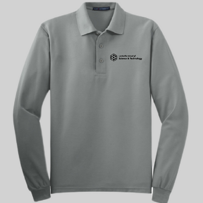 Lewisville School of Science and Technology Long Sleeve Cotton Polo