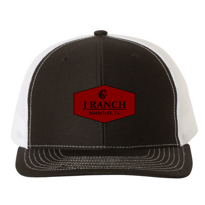 J Ranch Leather Patch Hat