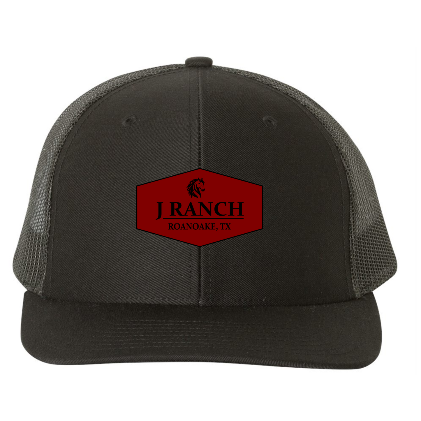 J Ranch Leather Patch Hat