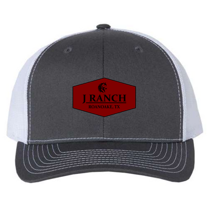 J Ranch Leather Patch Hat