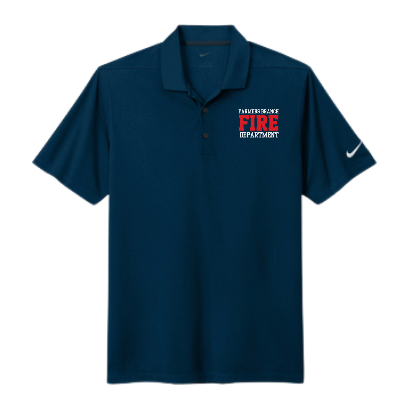 Farmers Branch Fire Nike Dri-Fit Polo 24-4