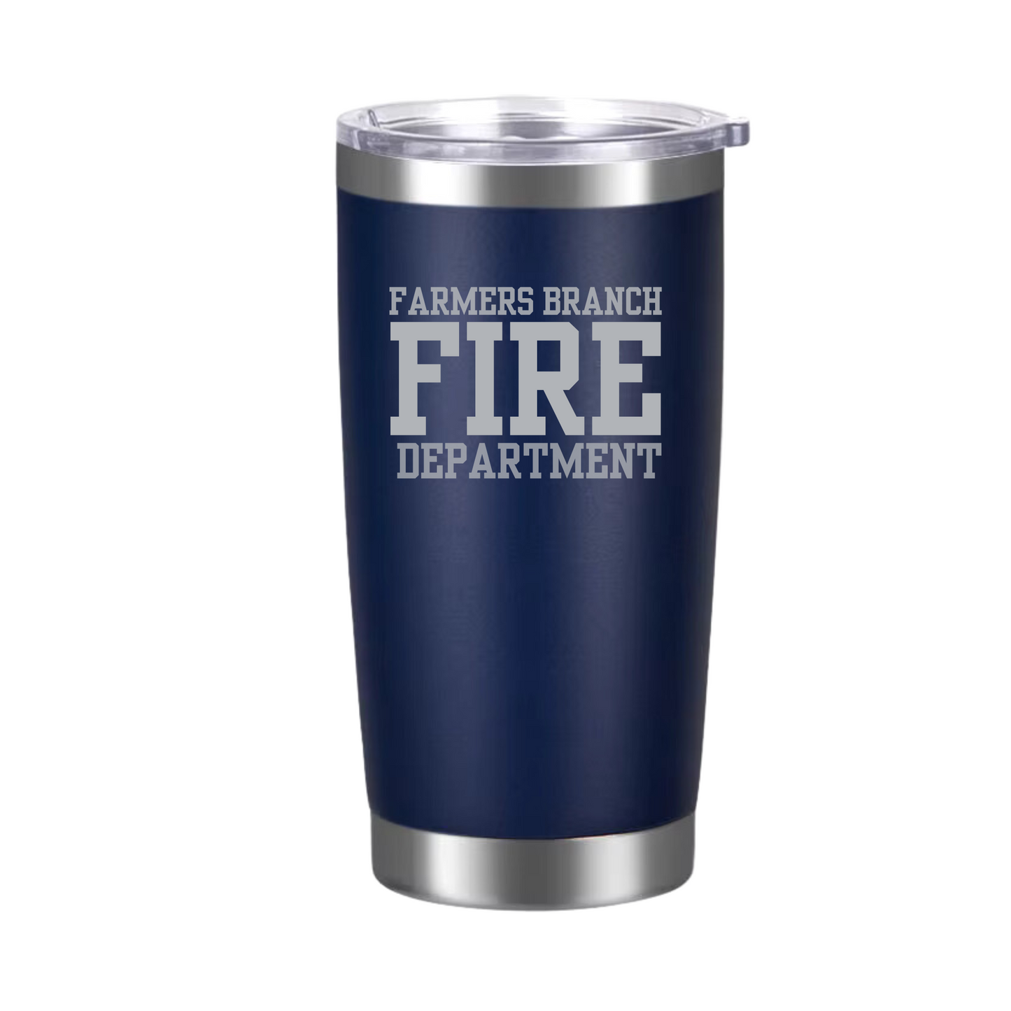 Farmers Branch Fire Powder Coated Tumbler