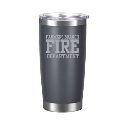 Farmers Branch Fire Powder Coated Tumbler