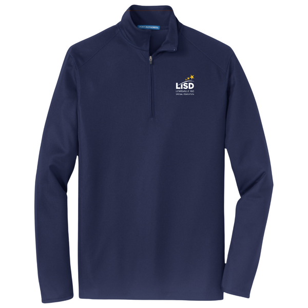 LISD SPED Men's Pinpoint Mesh 1/2-Zip 24-10