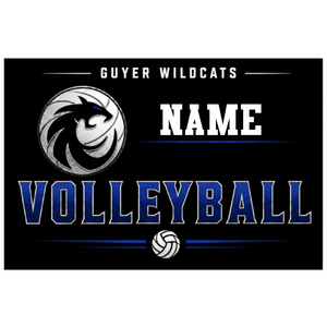 Guyer High School Volleyball Yard Sign