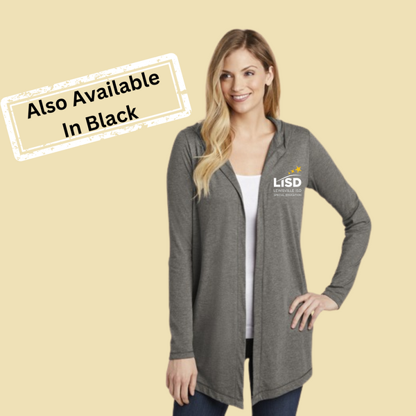 LISD SPED Women's Hooded Cardigan 24-5