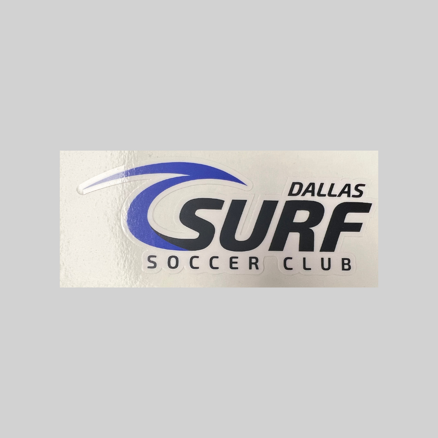 Dallas Surf Soccer Club Car Decal