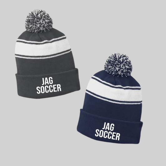 Flower Mound High School Boys Soccer Pom Pom Beanie