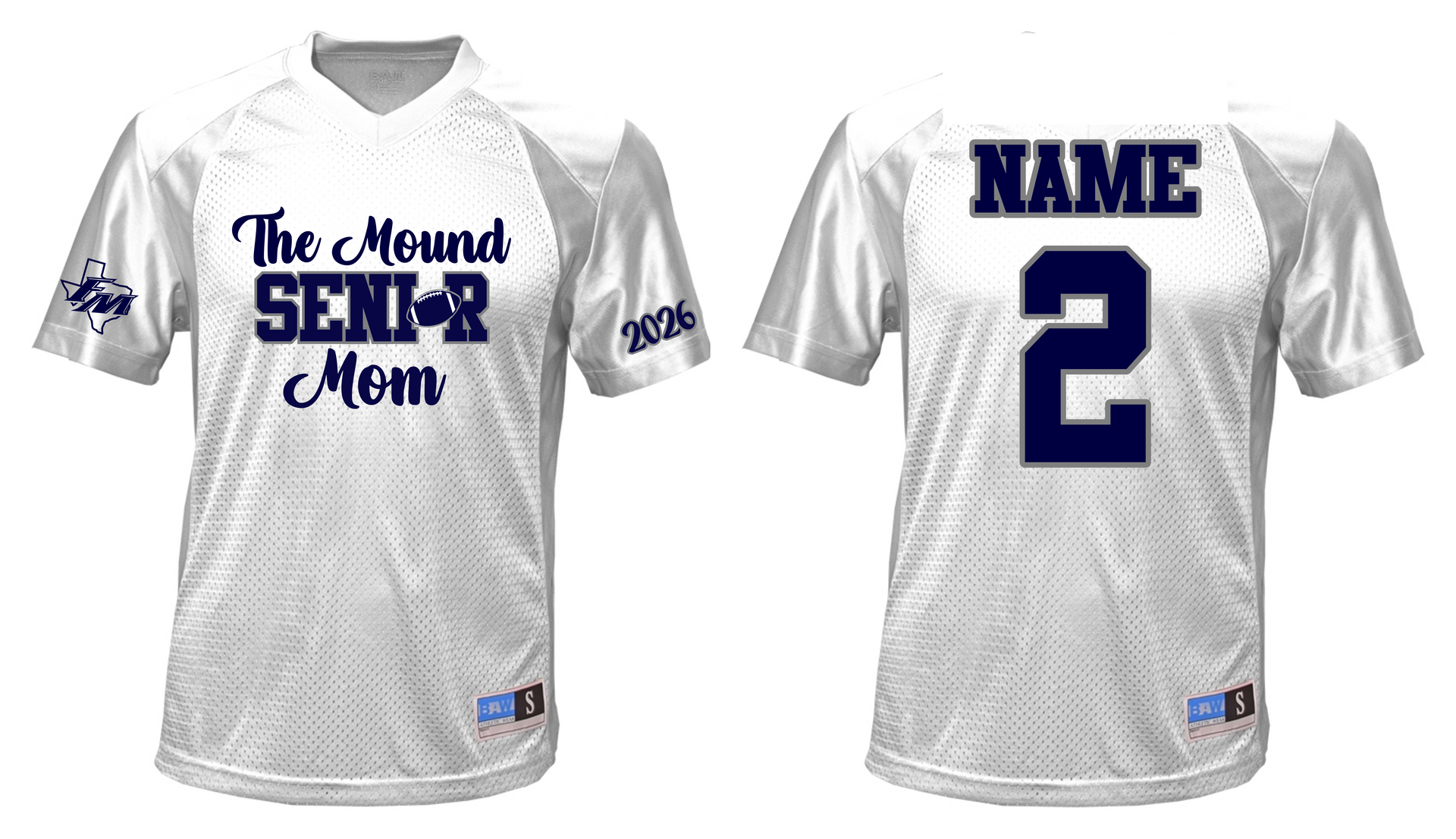 Flower Mound High School Football 2026 Senior Mom Jersey – Kris Tees