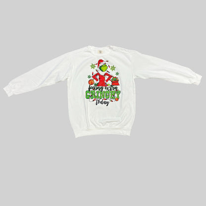 Feeling Extra Grinchy Comfort Color Sweatshirt