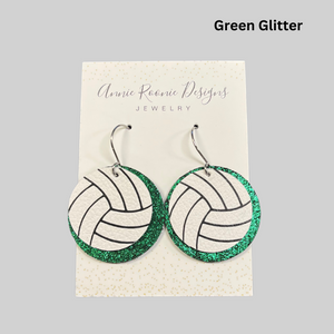 Lake Dallas High School Volleyball Earrings
