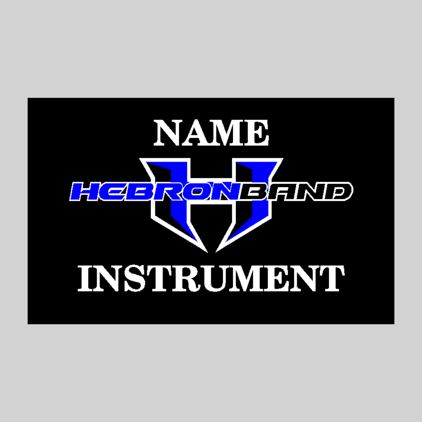 Hebron High School Band Car Decal