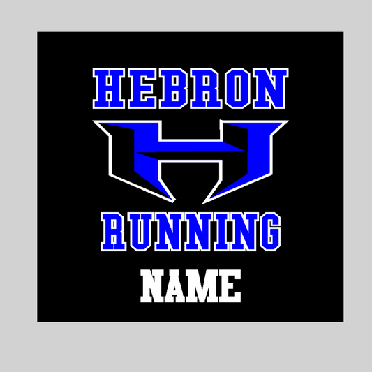 Hebron High School Cross Country/ Track and Field Car Decal