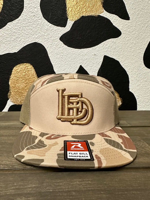 LFD Camo Flat Bill Puff hats
