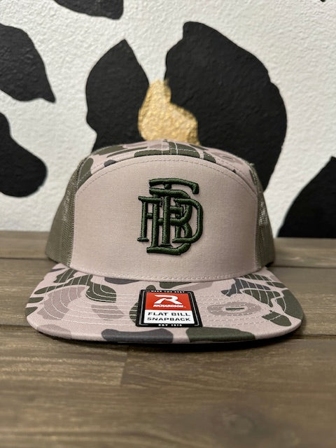 Farmers Branch Fire Camo 3d puff hat