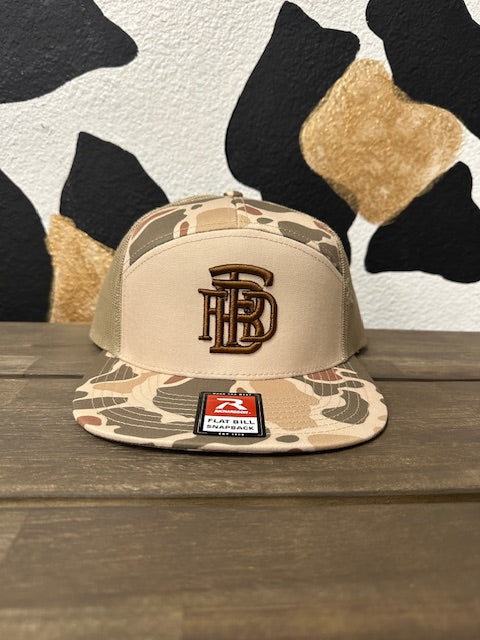 Farmers Branch Fire Camo 3d puff hat