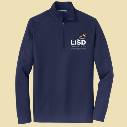 LISD SPED Women's Pinpoint Mesh 1/2-Zip 24-4