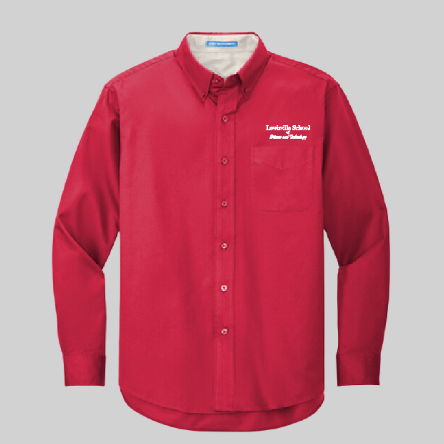 iSchool (Lewisville School of Science and Technology) Long Sleeve Business Shirt