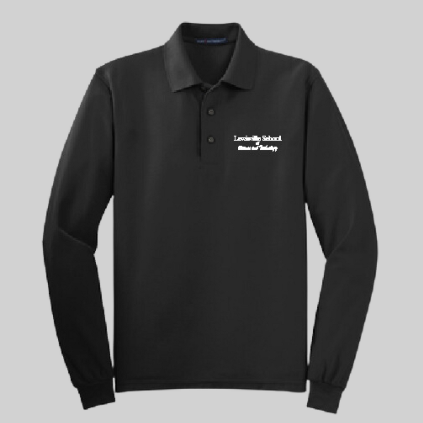 iSchool (Lewisville School of Science and Technology) Long Sleeve Cotton Polo