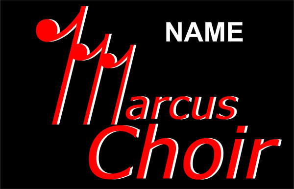 Marcus High School Choir Yard Sign