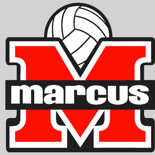 Marcus High School Volleyball Decal