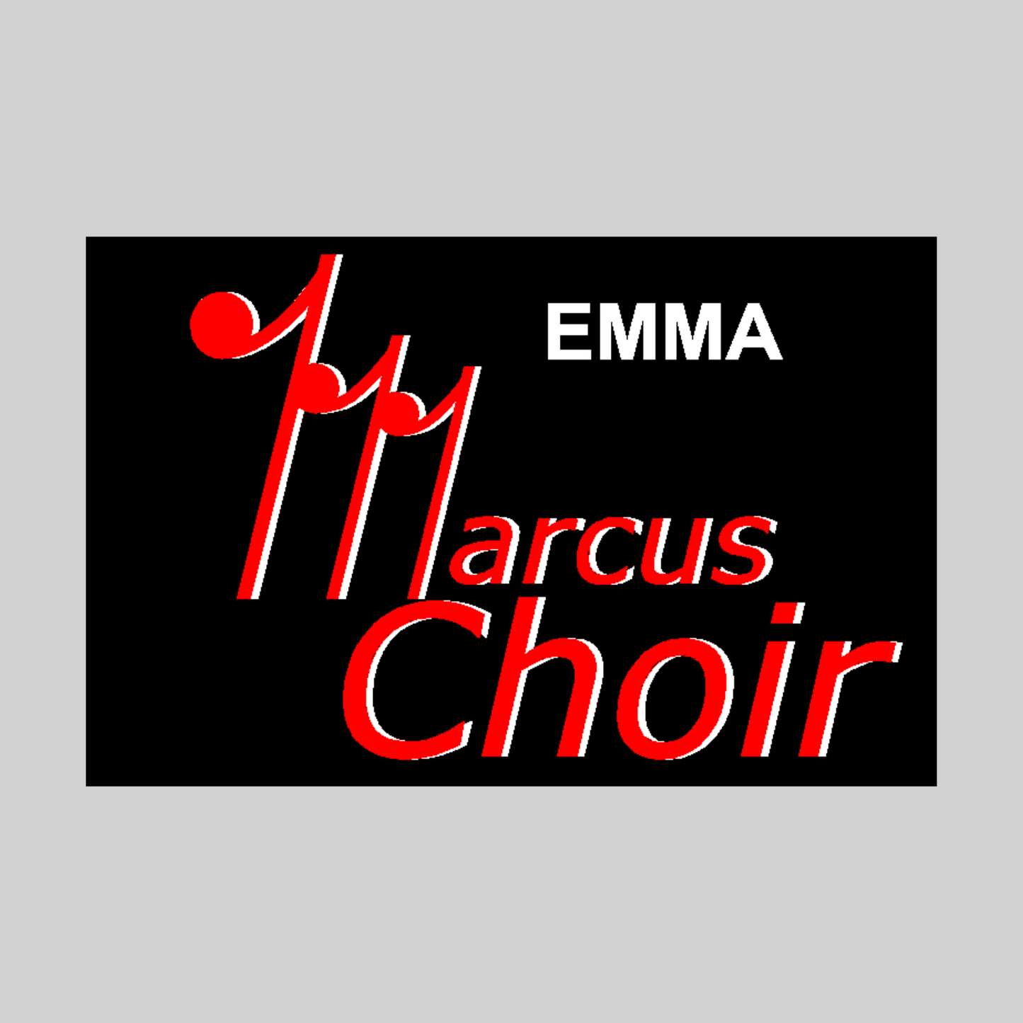 Marcus High School Choir Yard Sign