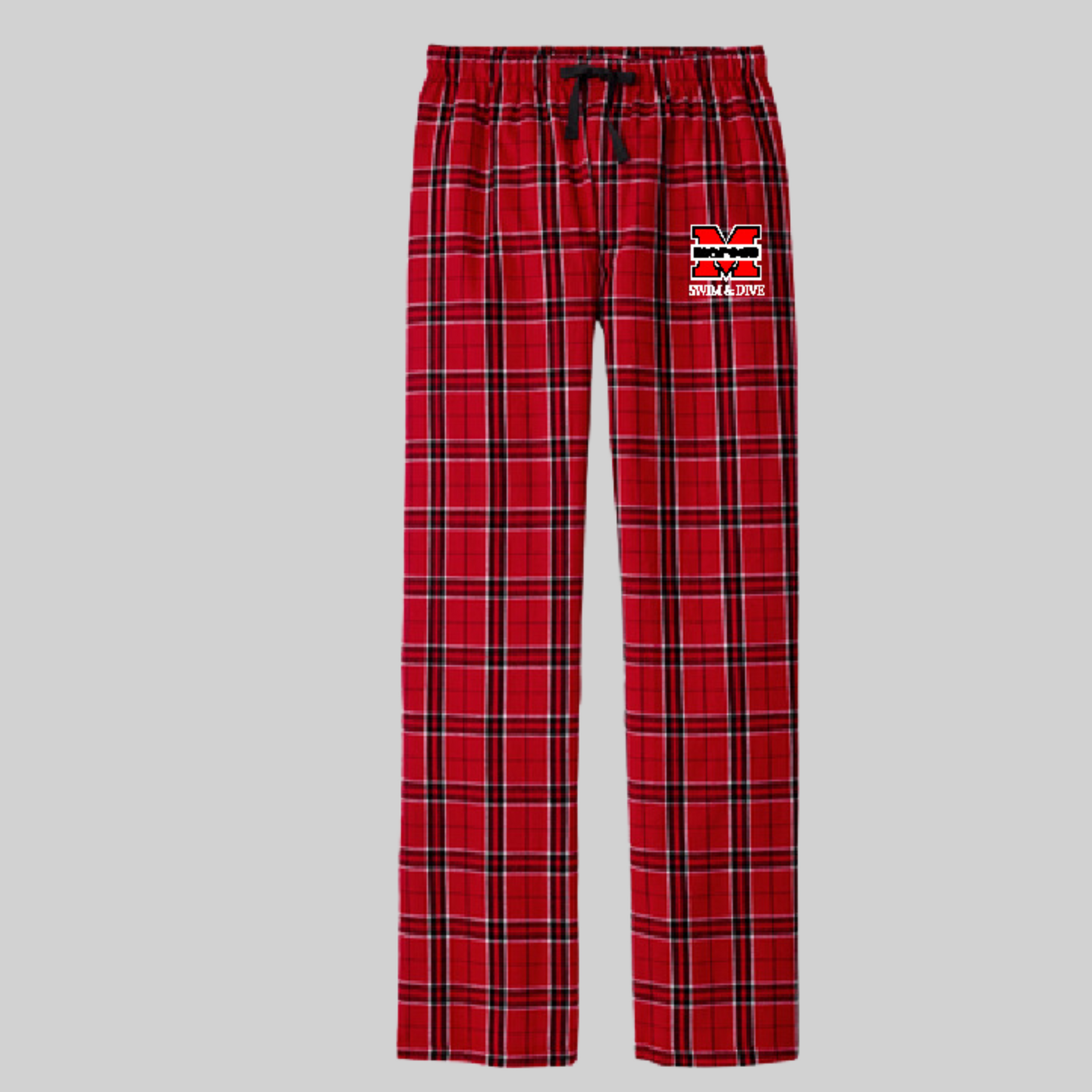 Blackberry Plaid Flannel Button-Front Pajamas