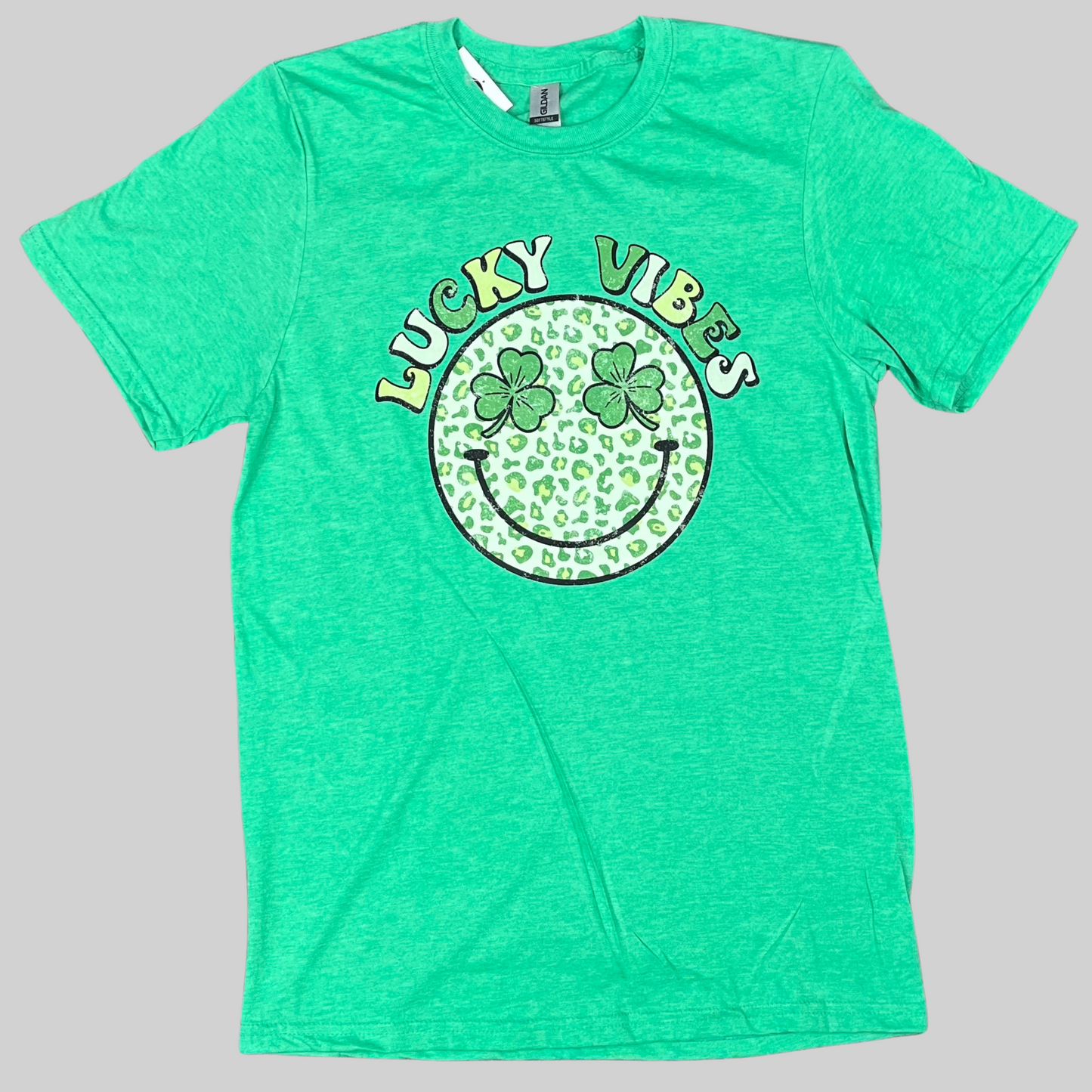 Saint Patrick's Day Lucky Vibes Smiley Face