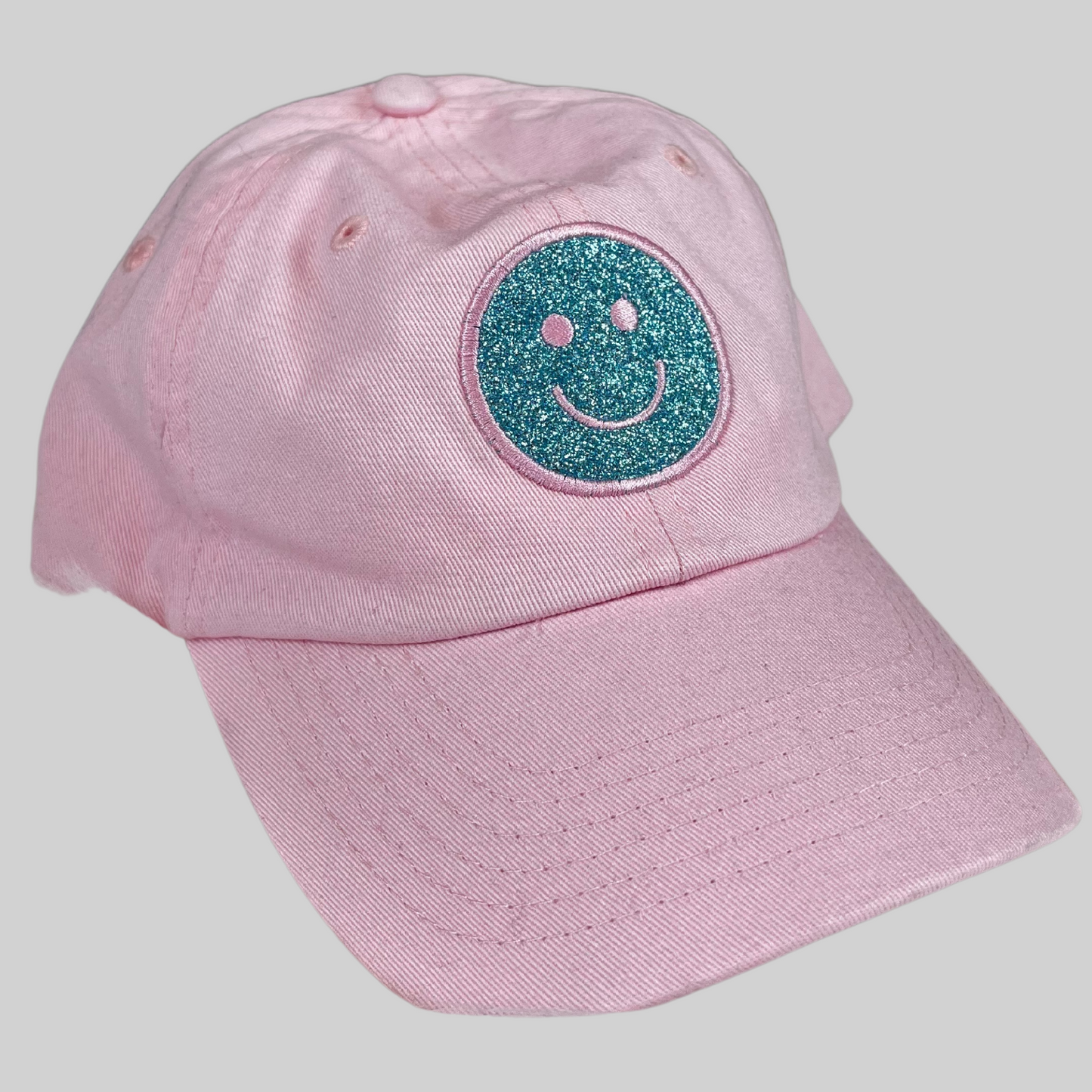 Smiley Face Glitter Hat